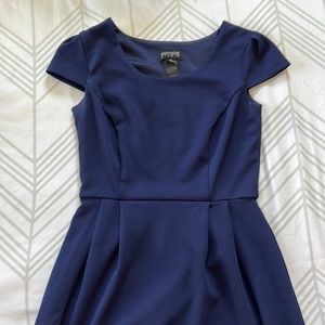 Blue baby doll dress